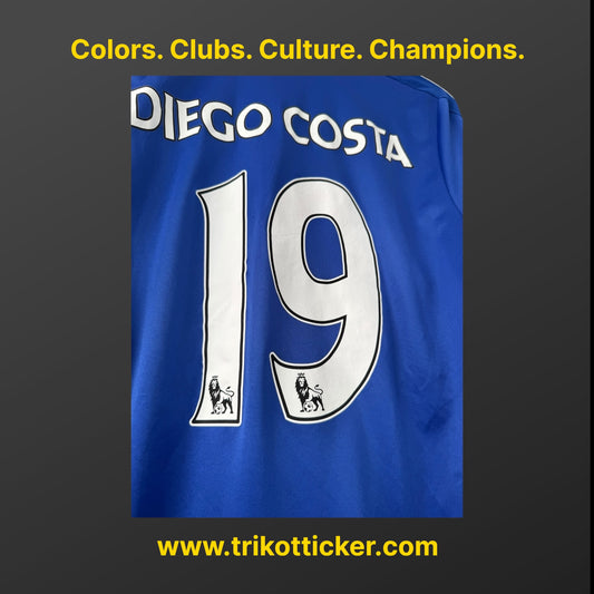 Diego Costa Original Trikot Chelsea London FC 15/16 M Home England Premier League