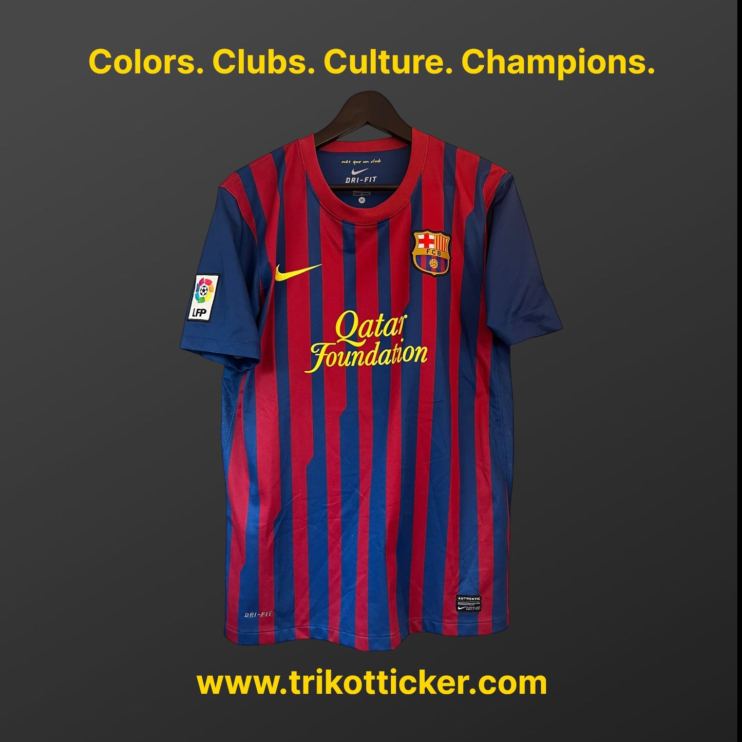 Lionel Messi Original Trikot FC Barcelona 11/12 M Spanien La Liga