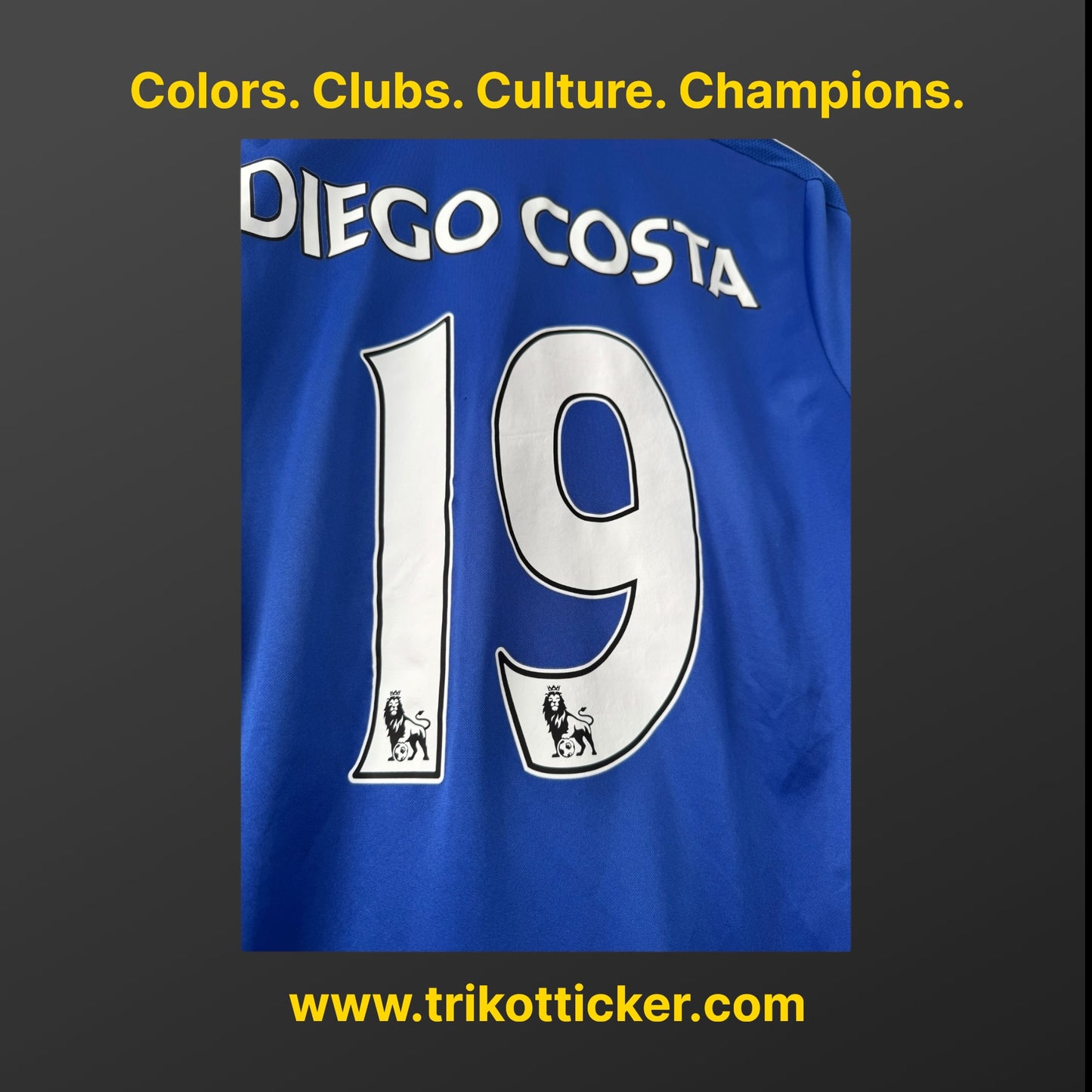 Diego Costa Original Trikot Chelsea London FC 15/16 M Home England Premier League