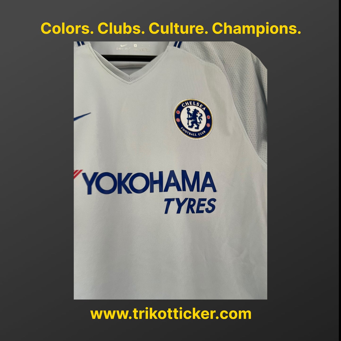 Antonio Rüdiger Original Trikot Chelsea London FC 17/18 M Away England Premier League