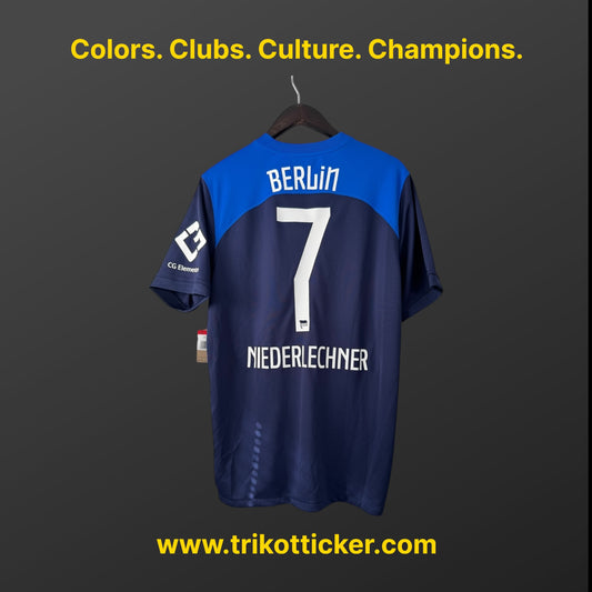 Florian Niederlechner Original Trikot Hertha BSC Berlin 22/23 L Away BNWT Bundesliga Deutschland