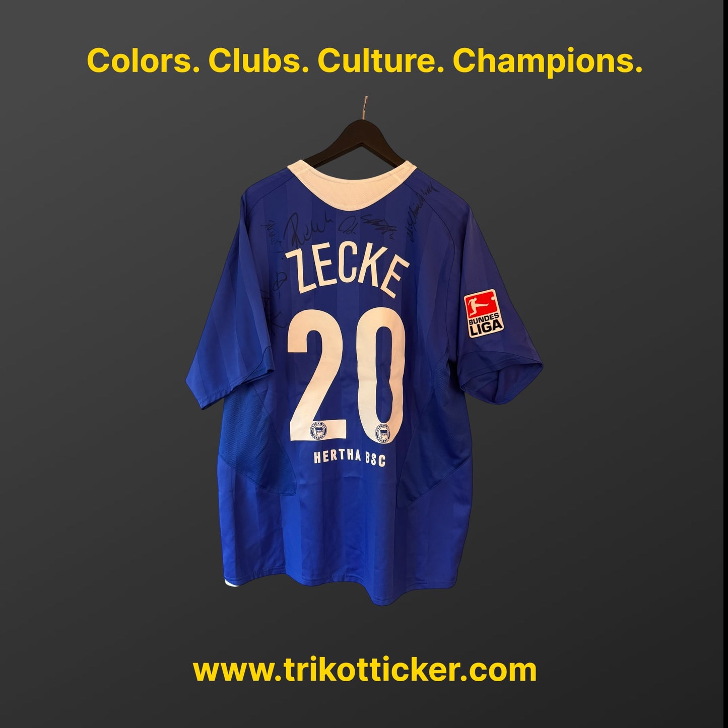 Zecke Neuendorf Trikot Original Hertha BSC 05/06 L Deutschland Bundesliga