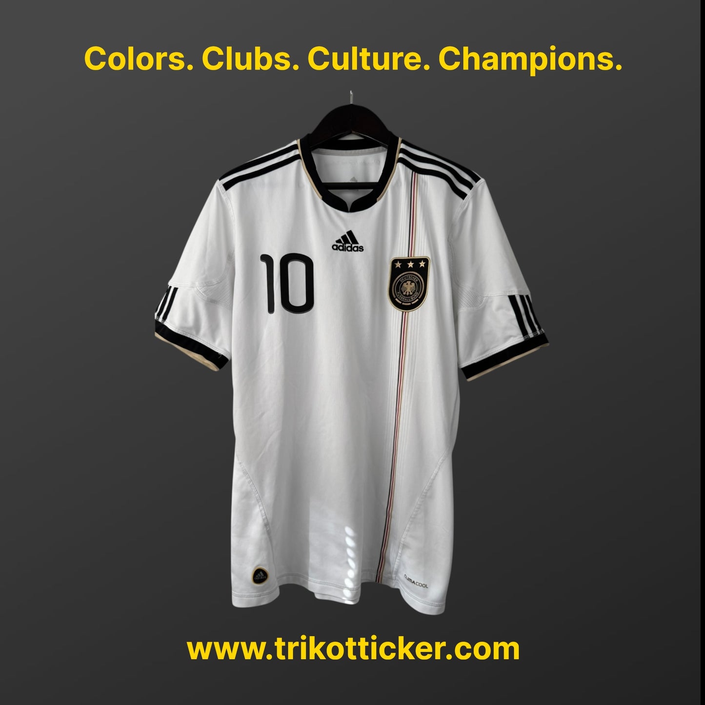 Lukas Podolski Original Trikot DFB 2010 L International Deutschland