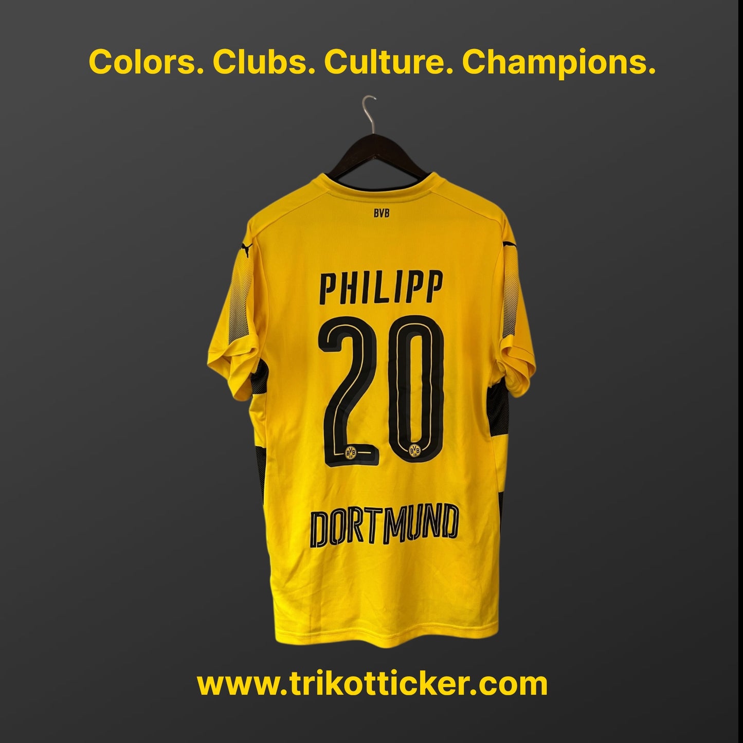 Maximilian Philipp Original Trikot BV Borussia Dortmund 09 17/18 L Home Bundesliga Deutschland