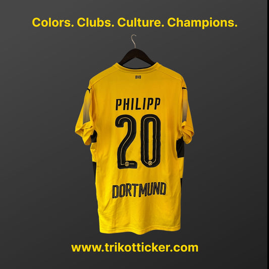 Maximilian Philipp Original Trikot BV Borussia Dortmund 09 17/18 L Home Bundesliga Deutschland
