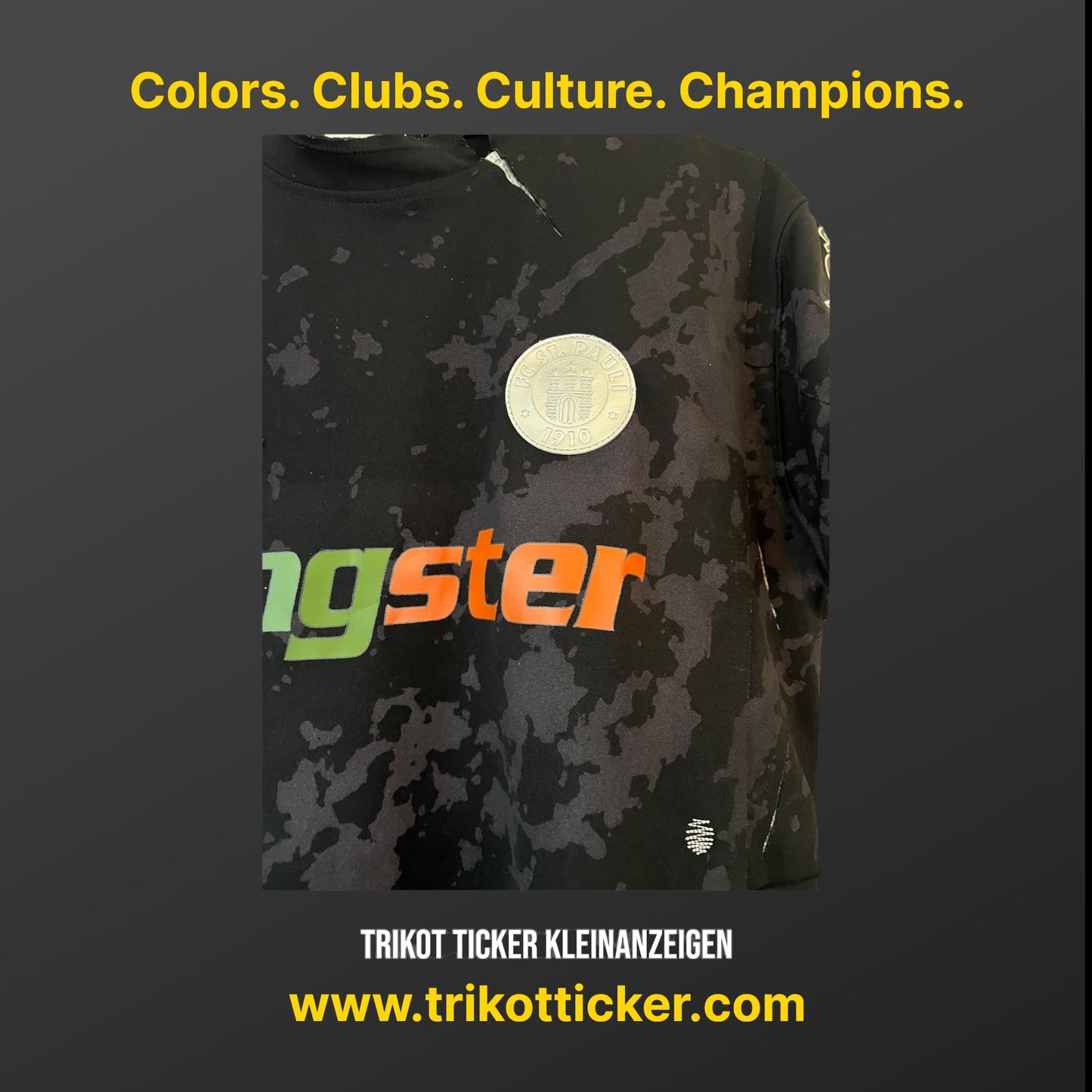 Charles Takyi Original Trikot FC St. Pauli 06/07 L Home Deutschland Bundesliga