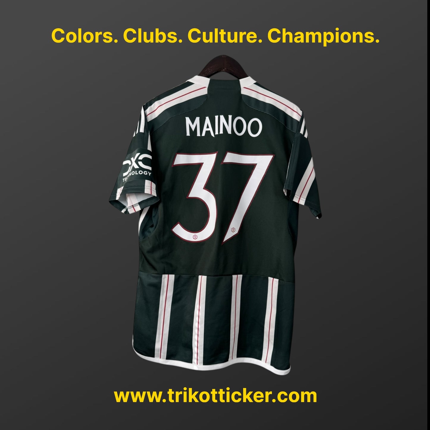 Kobbie Mainoo Original Trikot Manchester United FC 23/24 L Away England Premier League