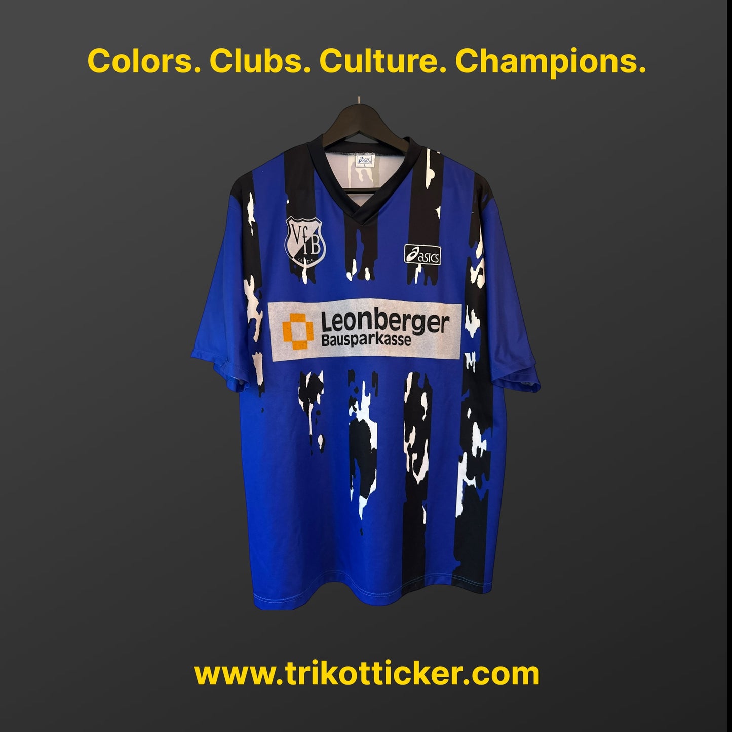 Jürgen Rische Original Trikot VfB Leipzig Home 95/96 L