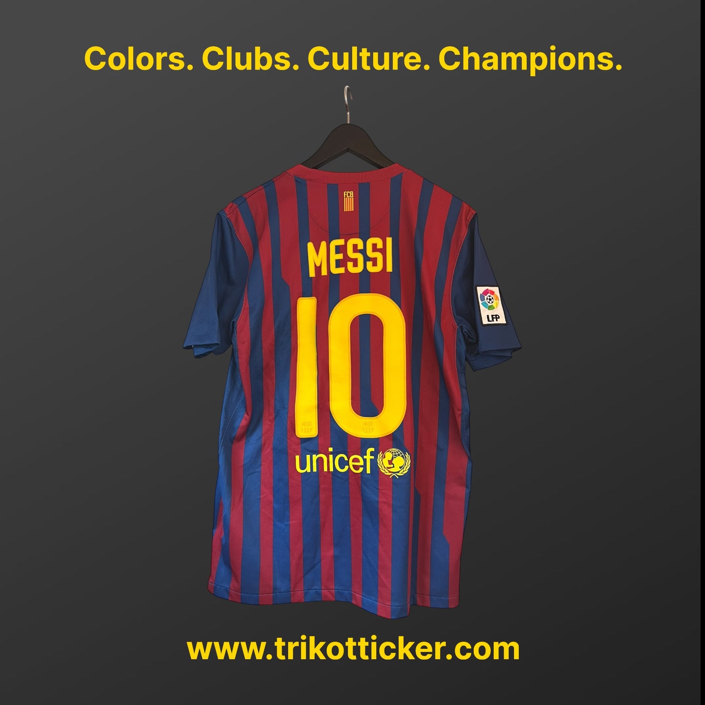 Lionel Messi Original Trikot FC Barcelona 11/12 M Spanien La Liga