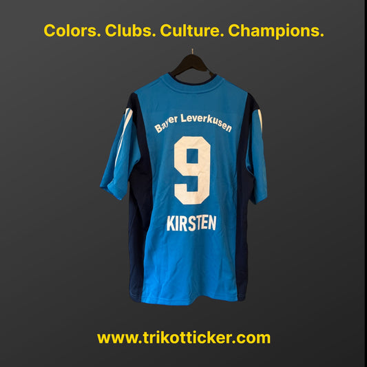 Ulf Kirsten Original Trikot Bayer 04 Leverkusen Away L 01/02