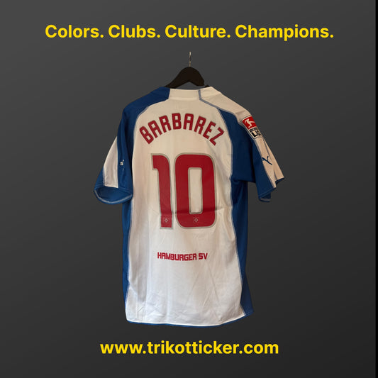 Sergej Barbarez Original Trikot Hamburger SV 04/05 L Home Deutschland HSV
