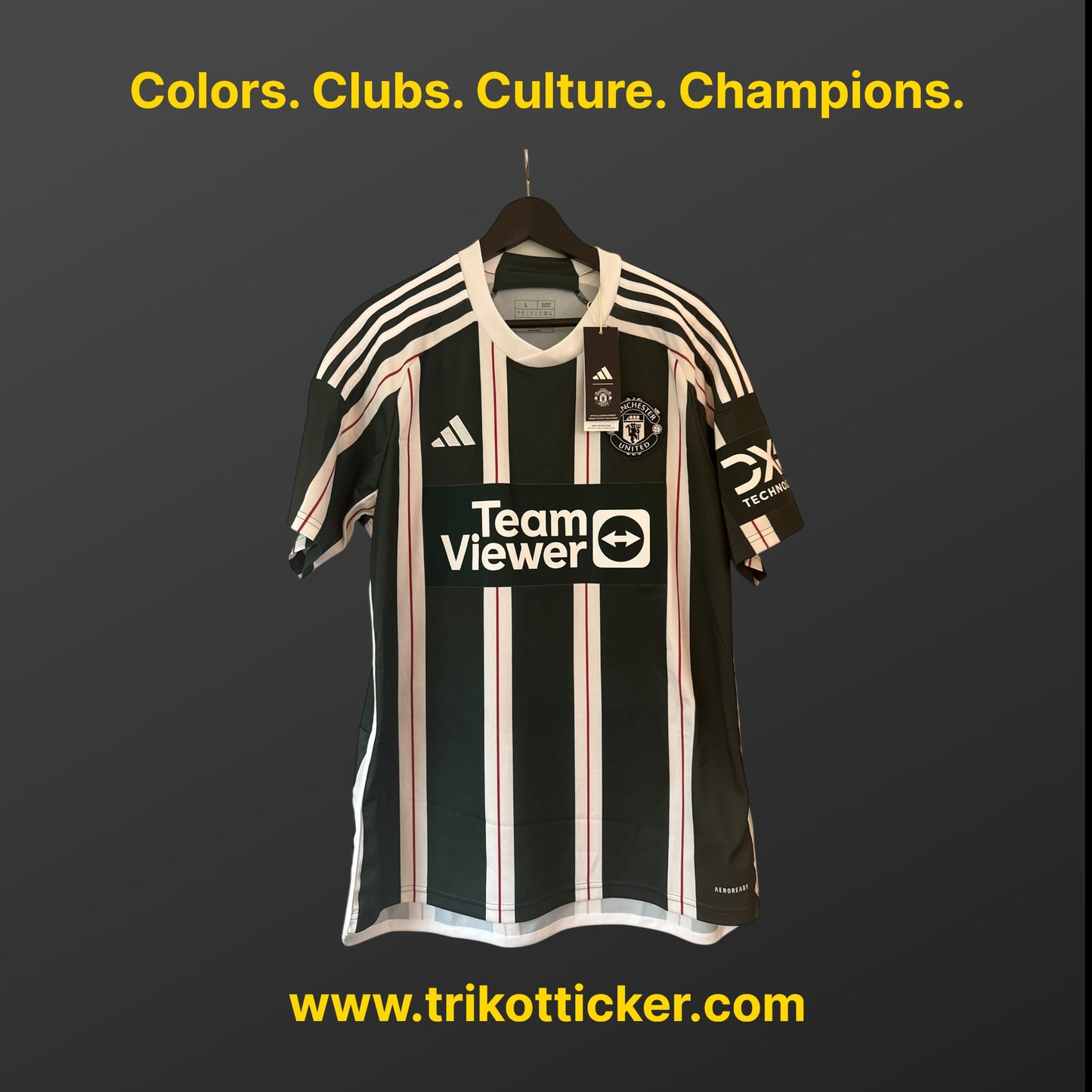 Marcus Rashford Original Trikot Manchester United FC 23/24 L BNWT Away England Premier League