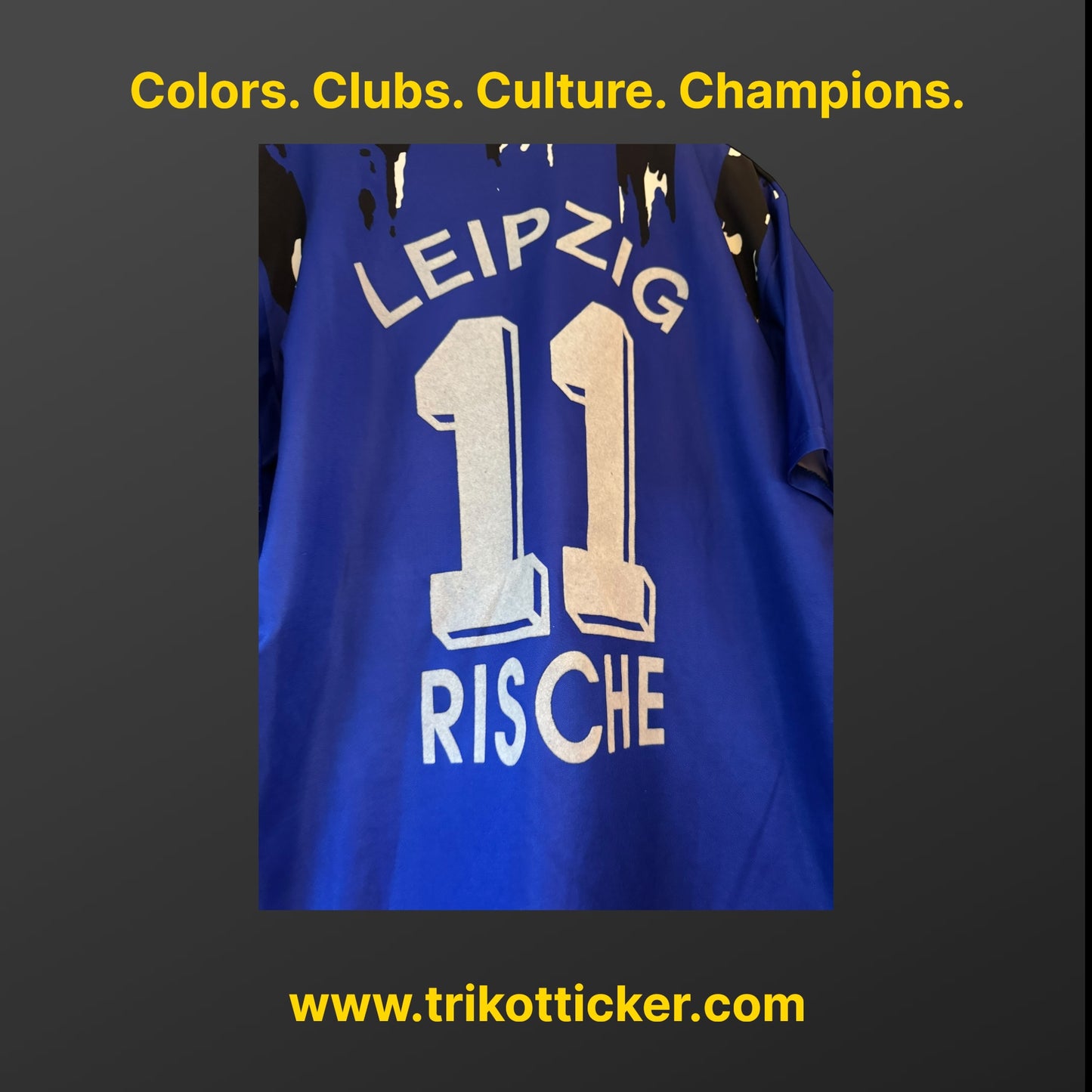 Jürgen Rische Original Trikot VfB Leipzig Home 95/96 L