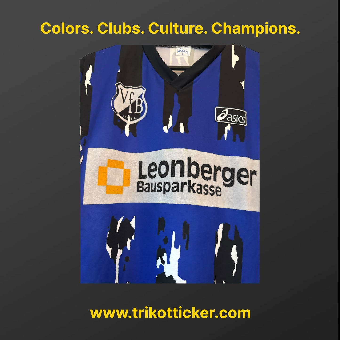 Jürgen Rische Original Trikot VfB Leipzig Home 95/96 L