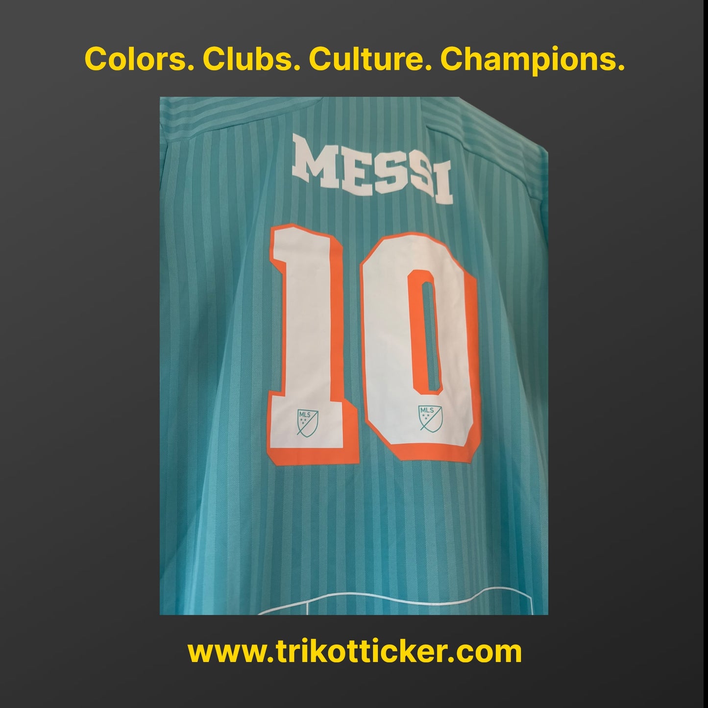 Lionel Messi Original Trikot Inter Miami FC 24/25 L Third USA MLS Coll