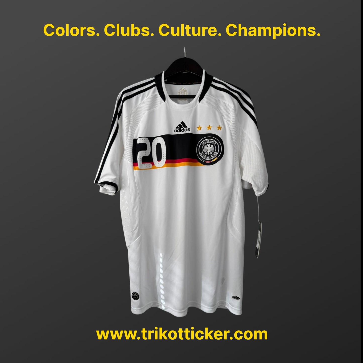 Lukas Podolski Original Trikot DFB 2008 L Home BNWTInternational Deutschland