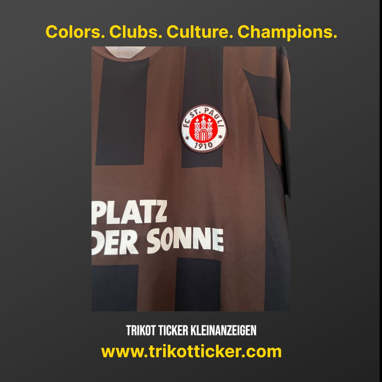 Max Kruse Original Trikot FC St. Pauli 11/12 L Away Deutschland Bundesliga