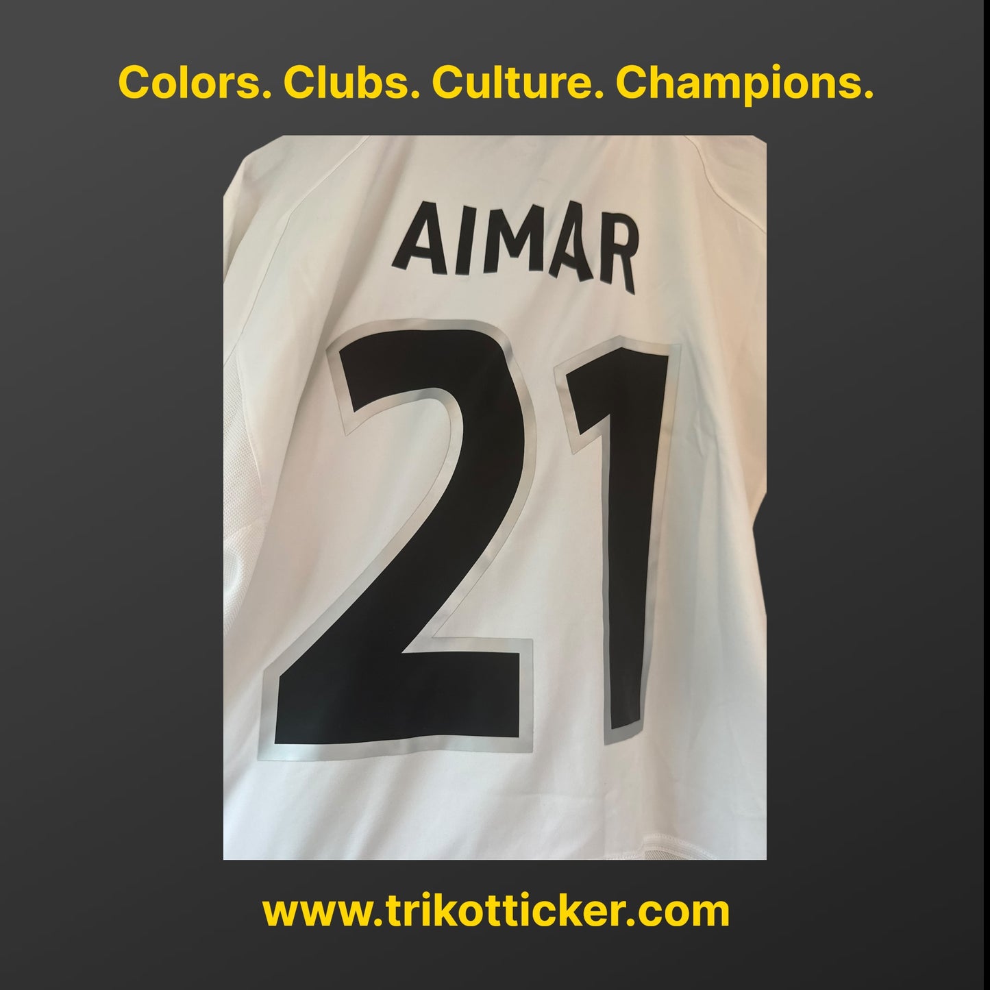 Pablo Aimar Original Trikot Valencia FC 02/03 L Home Spanien La Liga