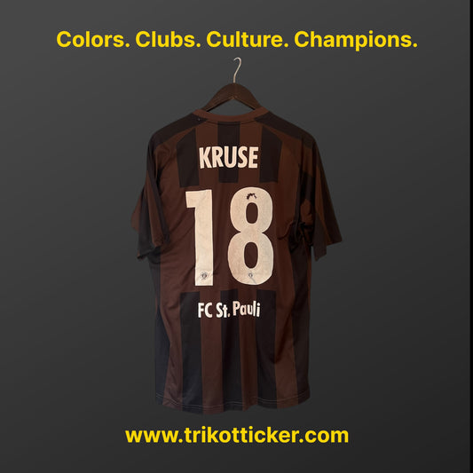 Max Kruse Original Trikot FC St. Pauli 11/12 L Away Deutschland Bundesliga