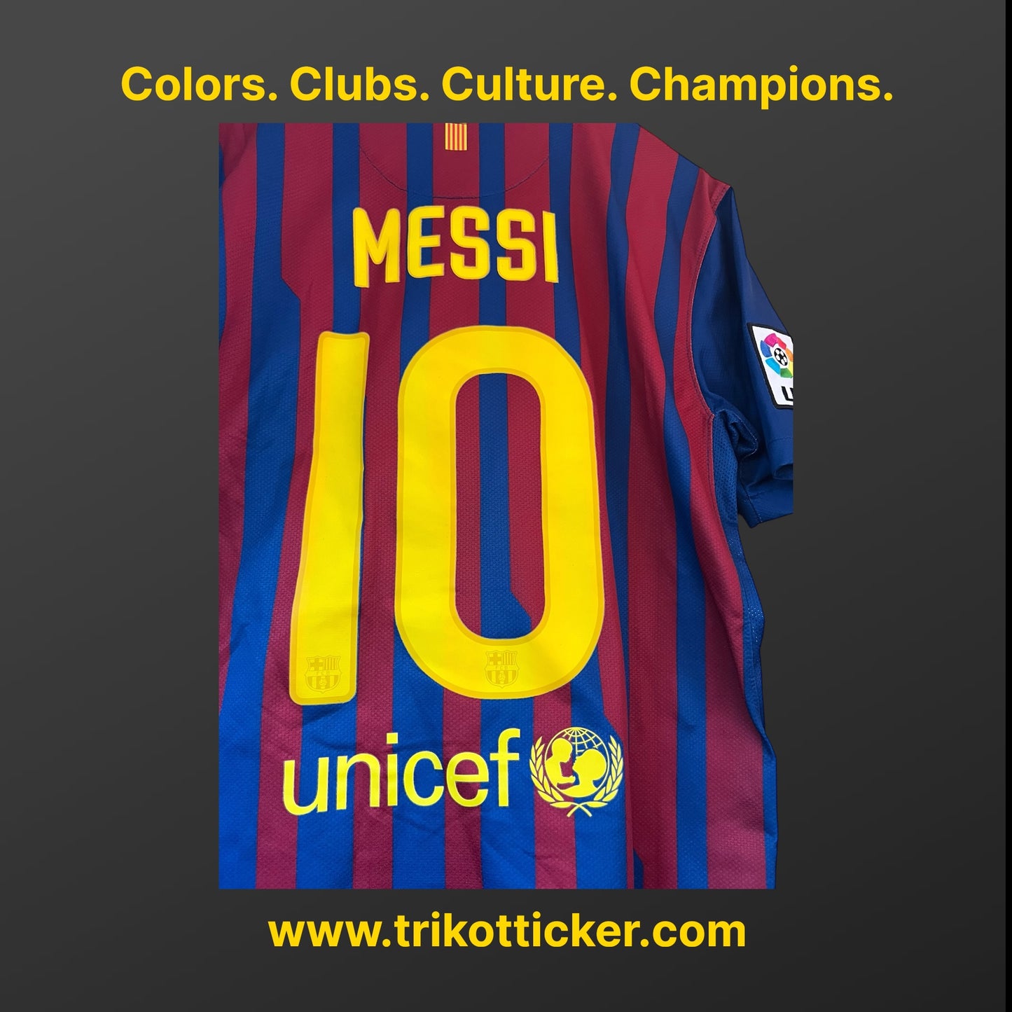 Lionel Messi Original Trikot FC Barcelona 11/12 M Spanien La Liga