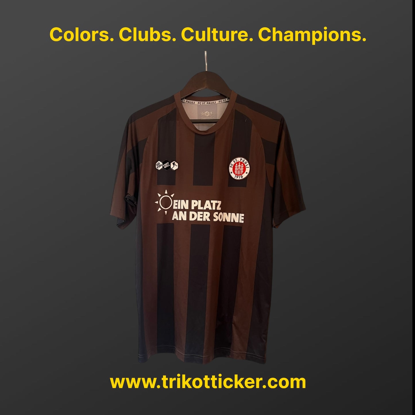 Max Kruse Original Trikot FC St. Pauli 11/12 L Away Deutschland Bundesliga