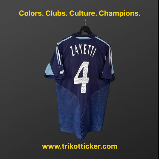 Javier Zanetti Original Trikot Argentinien 2004 M Away International