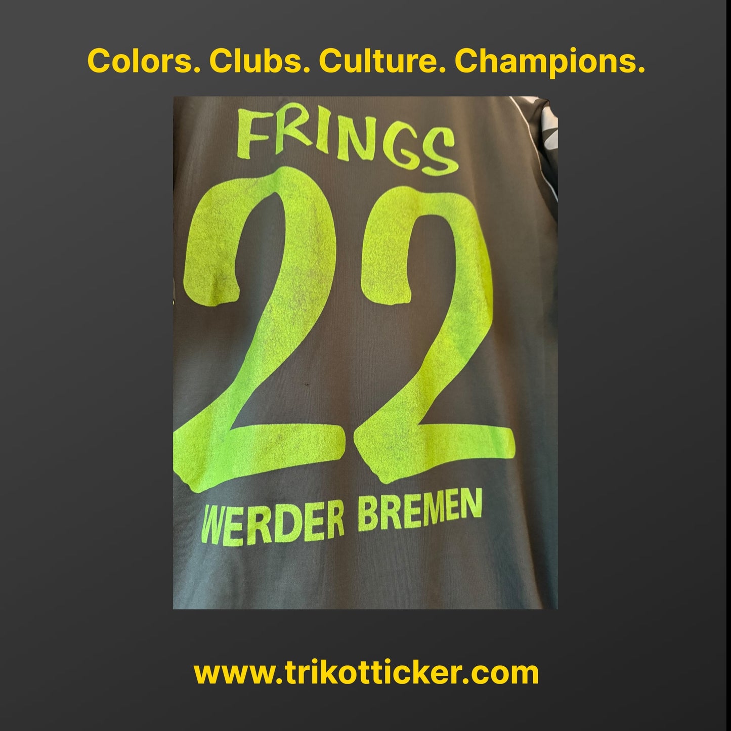 Thorsten Frings Trikot Original SV Werder Bremen 07/08 XL Deutschland Bundesliga