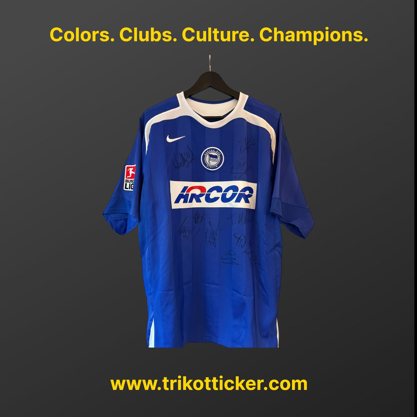 Zecke Neuendorf Trikot Original Hertha BSC 05/06 L Deutschland Bundesliga