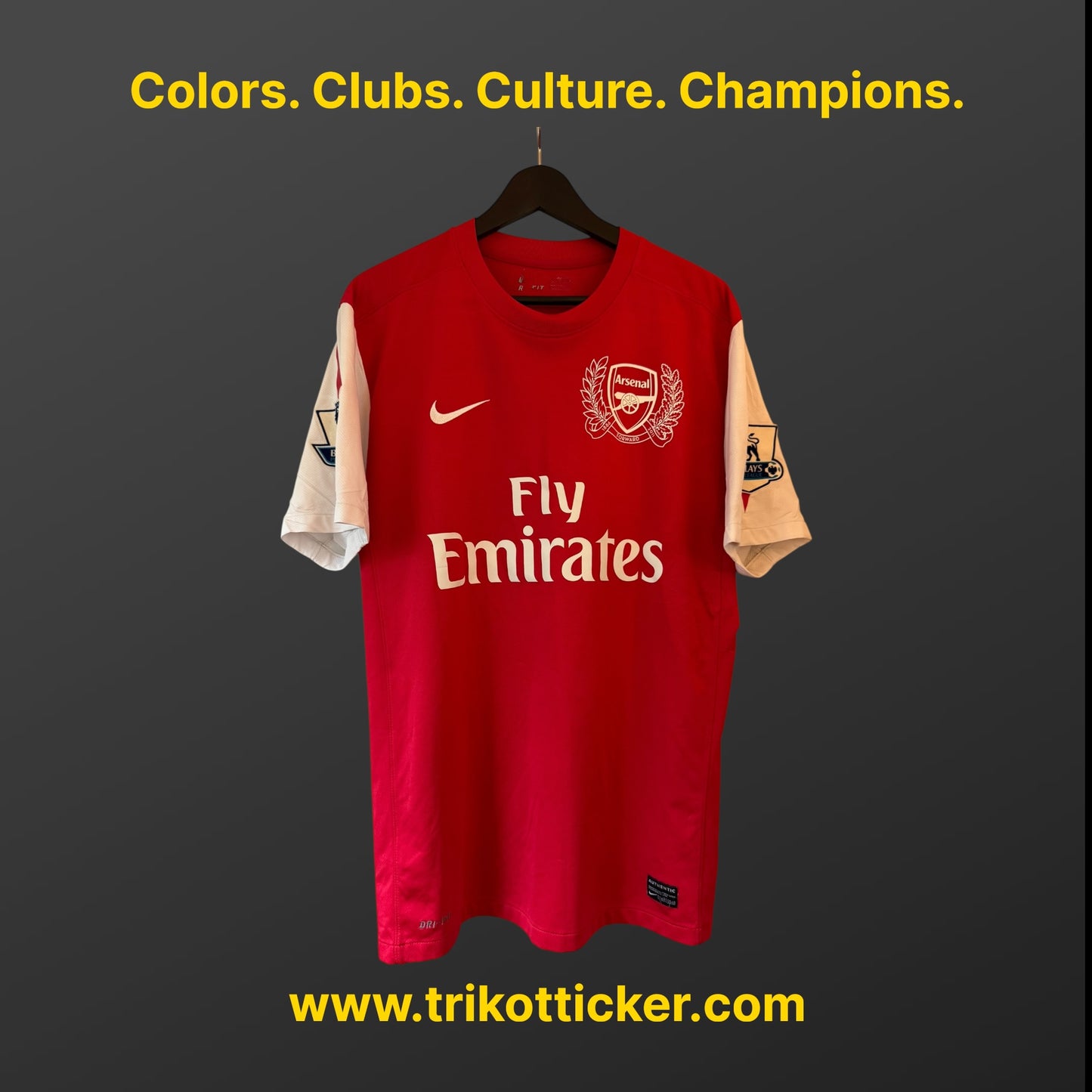 Thierry Henry Original Trikot Arsenal London FC 11/12 L Home England Premier League