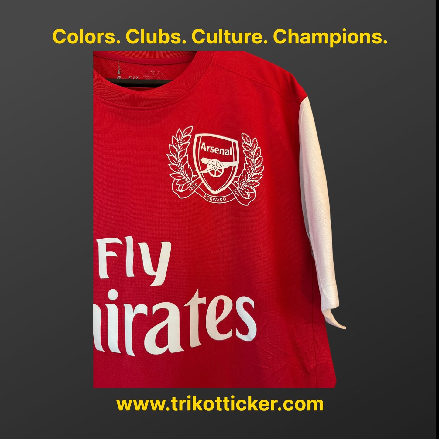 Thierry Henry Original Trikot Arsenal London FC 11/12 L Home England Premier League